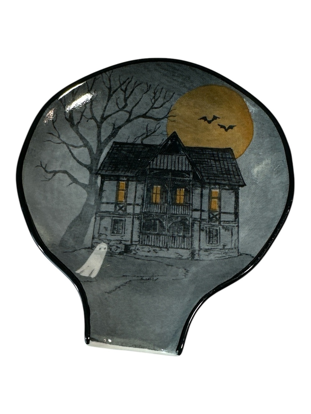 NEW Prima Design HALLOWEEN HAUNTED HOUSE SPOON REST